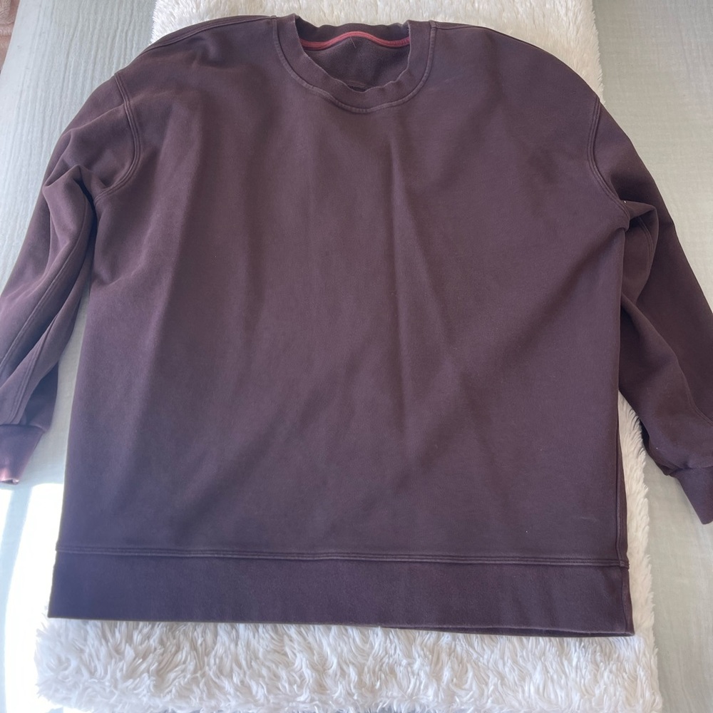 Lululemon Perfectly Oversized Crew Sweatshirt - Color French Press